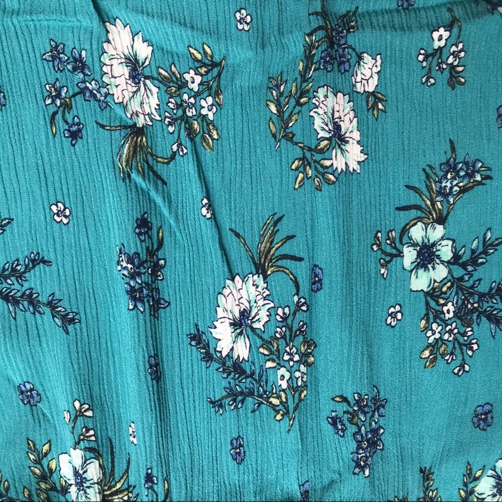 John Paul Richard Teal Blue Tassel Tank Top, EUC, S/M - Picture 5 of 13